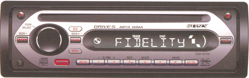  ��������� Sony CDX-GT20